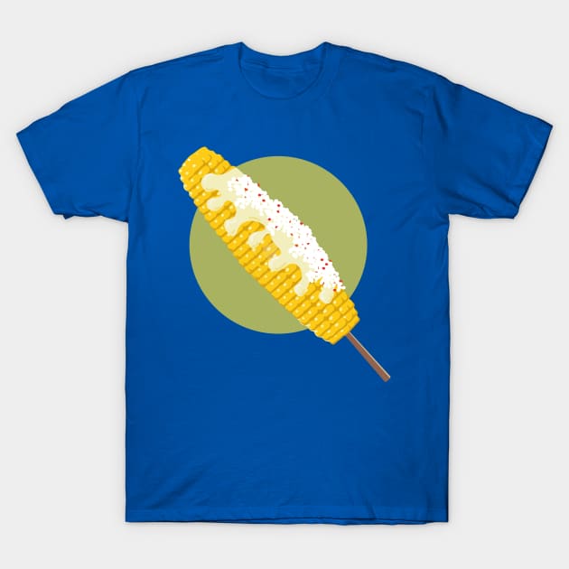 Elote authentic mexican street food corn Cinco de Mayo spicy food lover gift T-Shirt by T-Mex